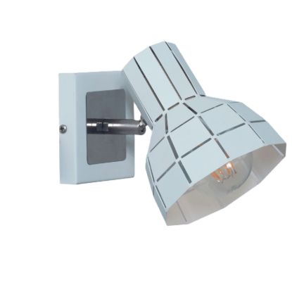 Imagen de SPOT 1 LUZ AREZZO CHAPA BLANCO TEXTURADO