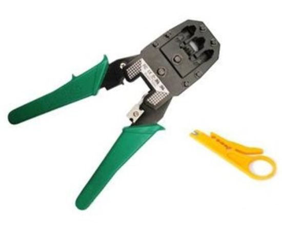 Imagen de PINZA CRIMPEADORA RJ45/11/12  Y PELACABLE PIN-01204