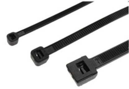 Imagen de PRECINTO NEGRO 300MM 4.8MM X100U pronext