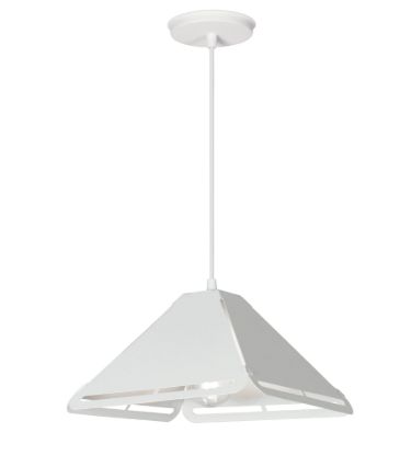 Imagen de COLGANTE "LERMA" BLANCO TEXTURADO (275X110 MM)