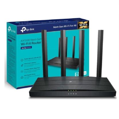 Imagen de ROUTER 4P TP-LINK ARCHER AX12 AX1500 WIFI 6