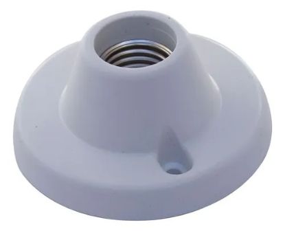 Imagen de PORTALAMPARAS FLORON BLANCO E27 UREA