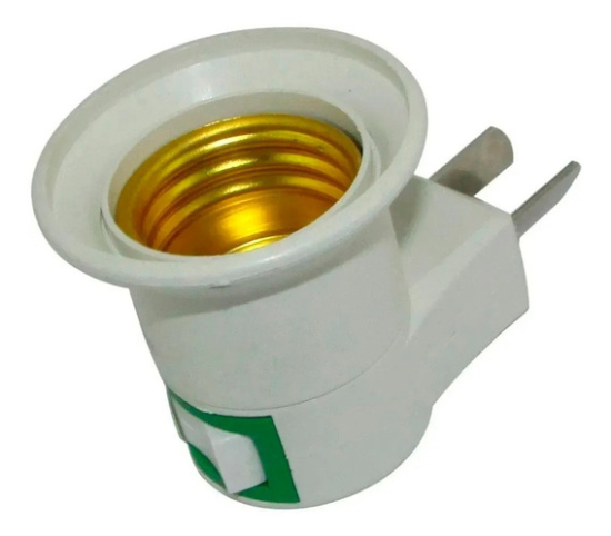 Imagen de PORTALAMPARA ENCHUFABLE CON TECLA