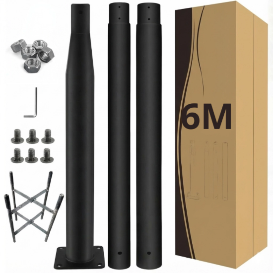 Imagen de POSTE FAROLA DIAMETRO 60MM -ALTO 3M -EMPALMABLE-copiar