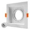 Imagen de SPOT DICROICA EMBUTIR CUADRADO MR16 BLANCO - INTERCONECTABLE
