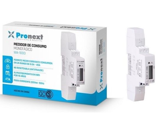 Imagen de MEDIDOR MONOFASICO DE CONSUMO 45A -PRONEX