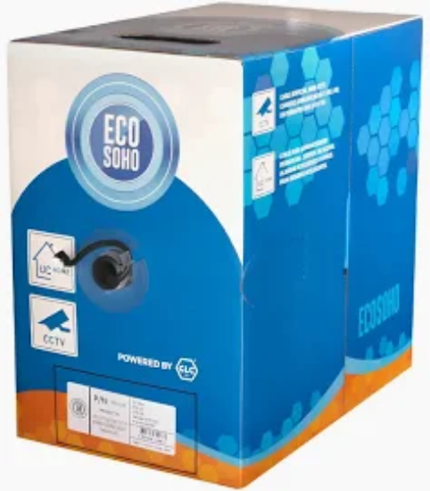 Imagen de CABLE UTP EXTERIOR/INTERIOR CAT5E GLC ECO SOHO CAJA X 305M