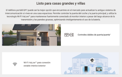 Imagen de VIDEOPORTERO IP 2MP EZVIZ EP7 SOLAR