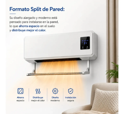Imagen de CALOVENTOR DE PARED C/ REMOTO Y SECAROPAS -EM-C2000D2