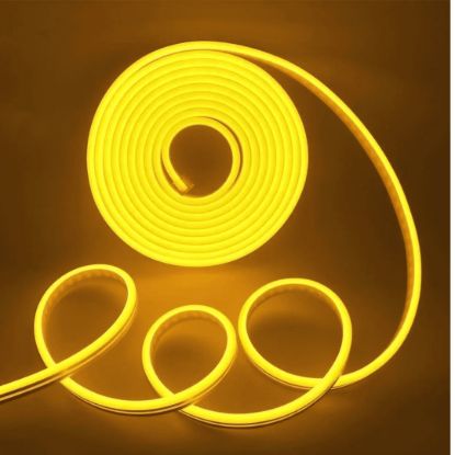Imagen de CINTA NEON AMARILLO 5M CON FUENTE